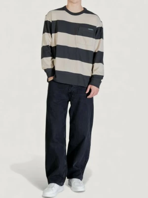 Bluzka z długim rękawem Calvin Klein Jeans czarny