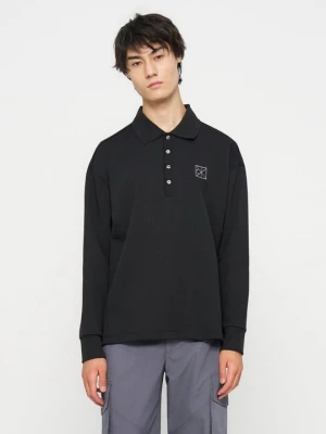 Bluzka z długim rękawem Calvin Klein Jeans czarny