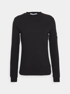 Bluzka z długim rękawem Calvin Klein Jeans czarny