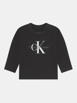Bluzka z długim rękawem Calvin Klein Jeans czarny