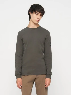 Bluzka z długim rękawem Calvin Klein Jeans szary