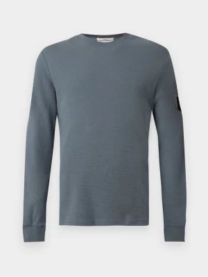 Bluzka z długim rękawem Calvin Klein Jeans szary melanż