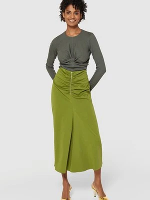Bluzka z długim rękawem Closet khaki