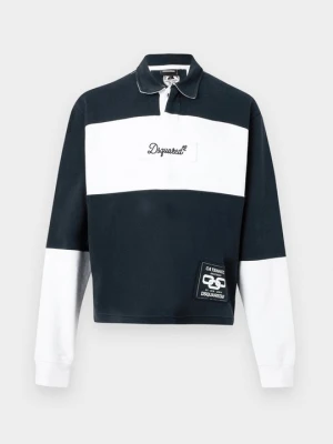 Bluzka z długim rękawem Dsquared2 granatowy