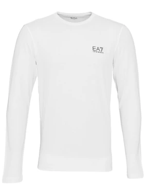 Bluzka z długim rękawem EA7 Emporio Armani biały