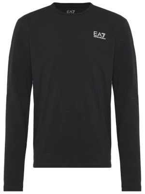 Bluzka z długim rękawem EA7 Emporio Armani czarny