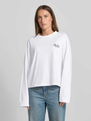 Bluzka z długim rękawem, efektem prążkowania i okrągłym dekoltem Jake*s Studio Women