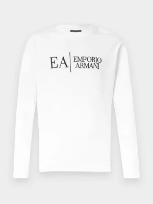 Bluzka z długim rękawem Emporio Armani biały