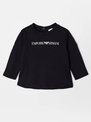 Bluzka z długim rękawem Emporio Armani granatowy