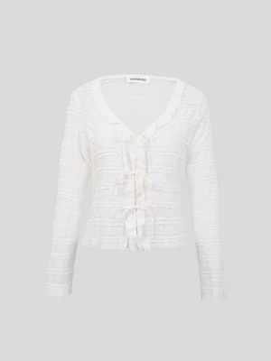 Bluzka z długim rękawem Even&Odd By Zalando mleczny