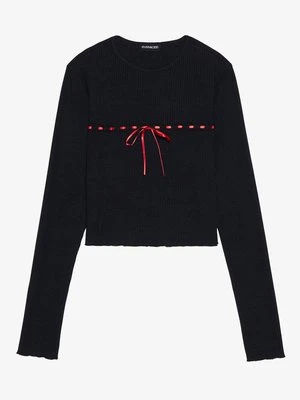 Bluzka z długim rękawem Even&Odd By Zalando czarny