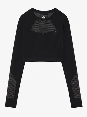 Bluzka z długim rękawem Even&Odd Active By Zalando czarny