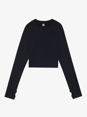 Bluzka z długim rękawem Even&Odd Active By Zalando czarny