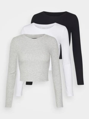 Bluzka z długim rękawem Even&Odd Petite By Zalando czarny