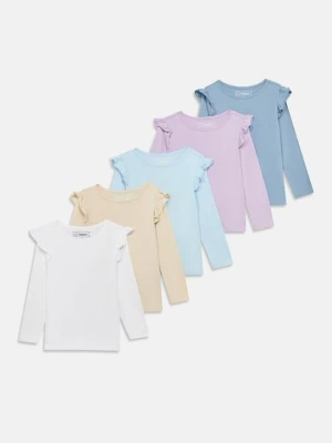Bluzka z długim rękawem Friboo By Zalando różowy