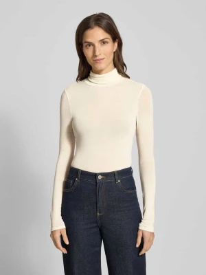 Bluzka z długim rękawem, golfem i wyhaftowanym logo Scotch & Soda