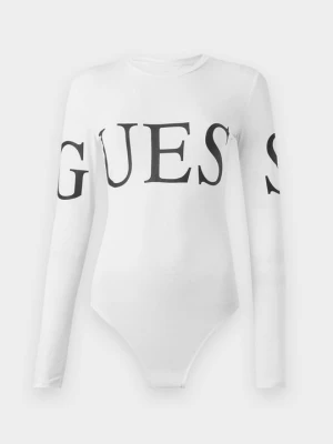 Bluzka z długim rękawem Guess biały