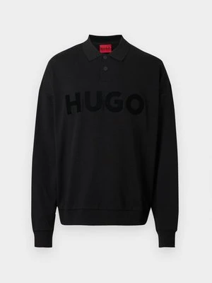 Bluzka z długim rękawem Hugo czarny