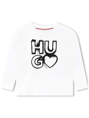 Bluzka z długim rękawem HUGO Kids