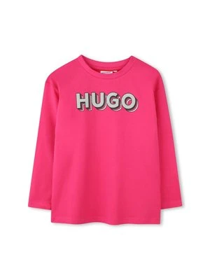Bluzka z długim rękawem HUGO Kids
