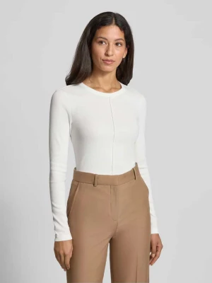 Bluzka z długim rękawem i efektem prążkowania model ‘Sadalie’ Opus