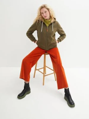 Bluzka z długim rękawem i golfem bonprix