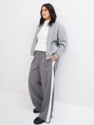 Bluzka z długim rękawem i golfem bonprix