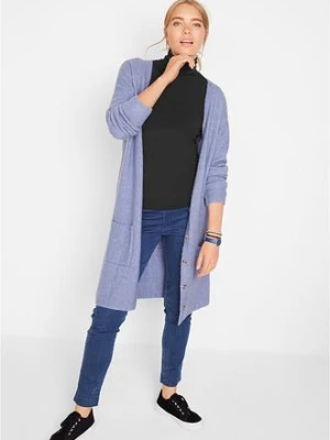 Bluzka z długim rękawem i golfem bonprix