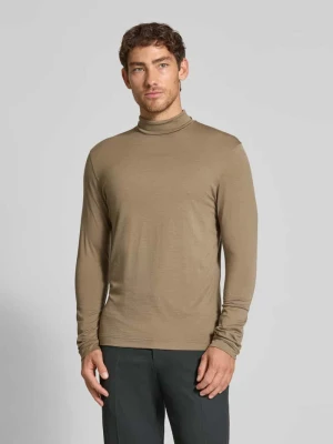 Bluzka z długim rękawem i golfem model ‘EMANUEL’ drykorn