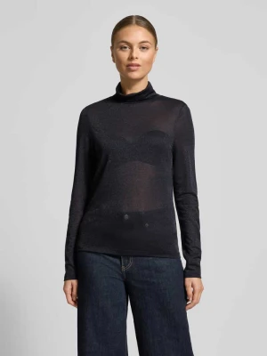 Bluzka z długim rękawem i golfem model ‘ZERAFNE’ drykorn