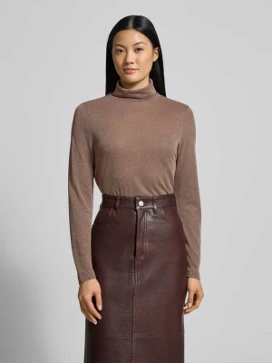 Bluzka z długim rękawem i golfem model ‘ZERAFNE’ drykorn