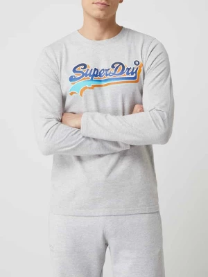 Bluzka z długim rękawem i logo Superdry