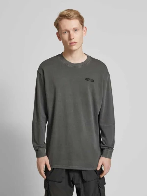 Bluzka z długim rękawem i nadrukiem z logo G-Star Raw