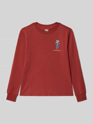 Bluzka z długim rękawem i nadrukiem z logo Levi’s® Kids