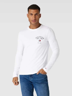 Bluzka z długim rękawem i nadrukiem z logo model ‘ARCH VARSITY’ Tommy Hilfiger