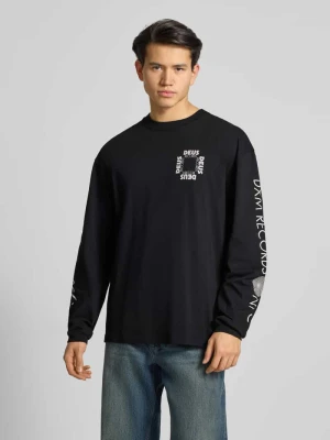 Bluzka z długim rękawem i nadrukiem z logo model ‘DEFACTO’ DEUS EX MACHINA
