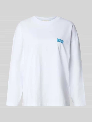 Bluzka z długim rękawem i nadrukiem z logo model ‘GIXY’ American vintage