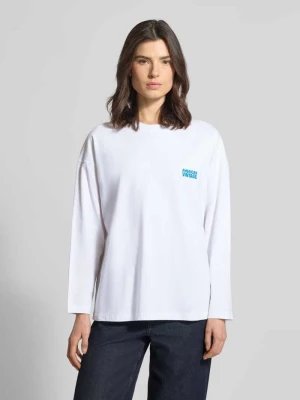 Bluzka z długim rękawem i nadrukiem z logo model ‘GIXY’ American vintage