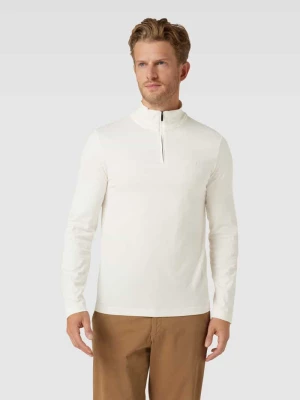 Bluzka z długim rękawem i naszywką z logo CK Calvin Klein