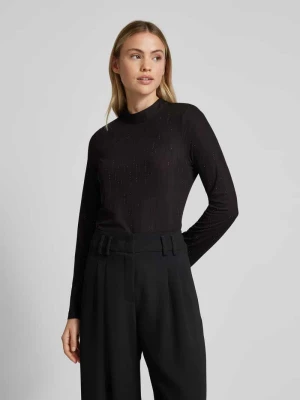 Bluzka z długim rękawem i obszyciem kamieniami stras model mit ‘Asira’ MbyM