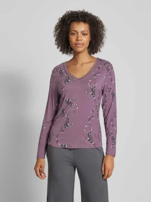 Bluzka z długim rękawem i obszyciem z koronki model ‘Jordan’ CCDK Copenhagen