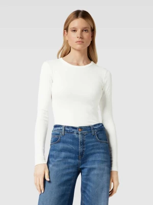 Bluzka z długim rękawem i okrągłym dekoltem model ‘CHLOE’ Vero Moda