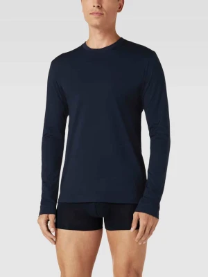 Bluzka z długim rękawem i okrągłym dekoltem model ‘HYBRID’ mey