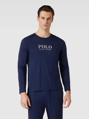 Bluzka z długim rękawem i okrągłym dekoltem model ‘LIQUID’ Polo Ralph Lauren Underwear