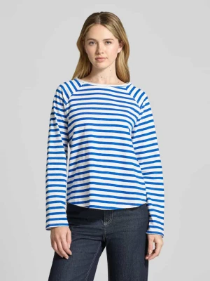 Bluzka z długim rękawem i okrągłym dekoltem model ‘Liva’ LOLLYS LAUNDRY