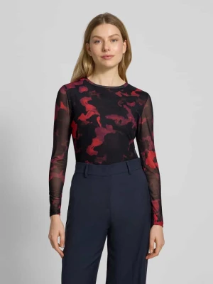 Bluzka z długim rękawem i okrągłym dekoltem model ‘Paloma’ b.Young