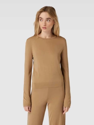 Bluzka z długim rękawem i okrągłym dekoltem model ‘TENCEL LOUNGE’ Calvin Klein Underwear