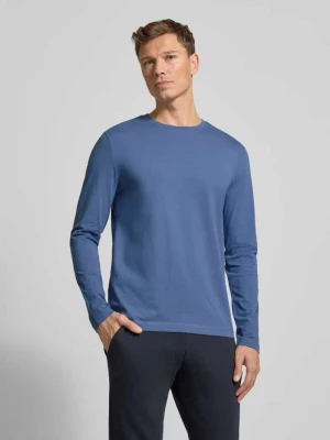 Bluzka z długim rękawem i prążkowanym, okrągłym dekoltem Christian Berg Men