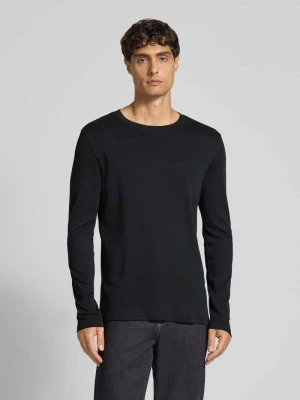 Bluzka z długim rękawem i prążkowanym, okrągłym dekoltem MCNEAL