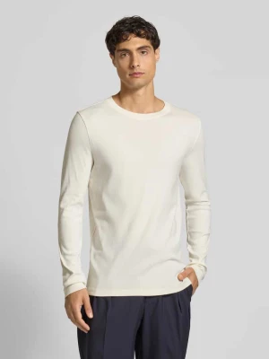 Bluzka z długim rękawem i prążkowanym, okrągłym dekoltem MCNEAL